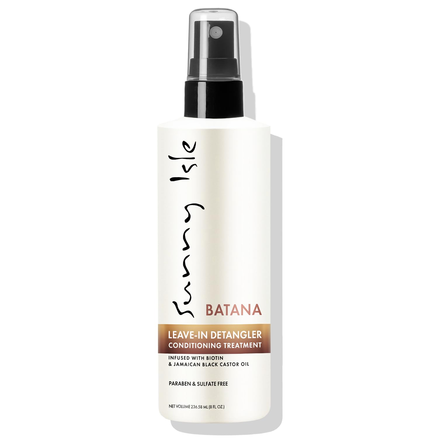 Sunny Isle Batana Leave-In Detangler bottle for easy detangling and scalp refresh