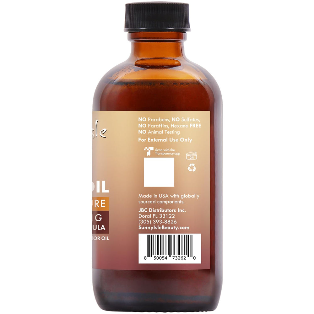 Sunny Isle Batana Oil ingredients seal Honduras origin.