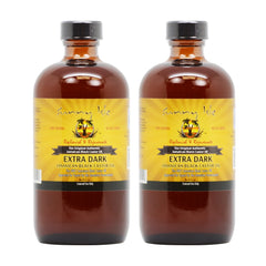 Sunny Isle Jamaican Black Castor Oil Extra Dark pack-2 highlighting convenient size for daily conditioning