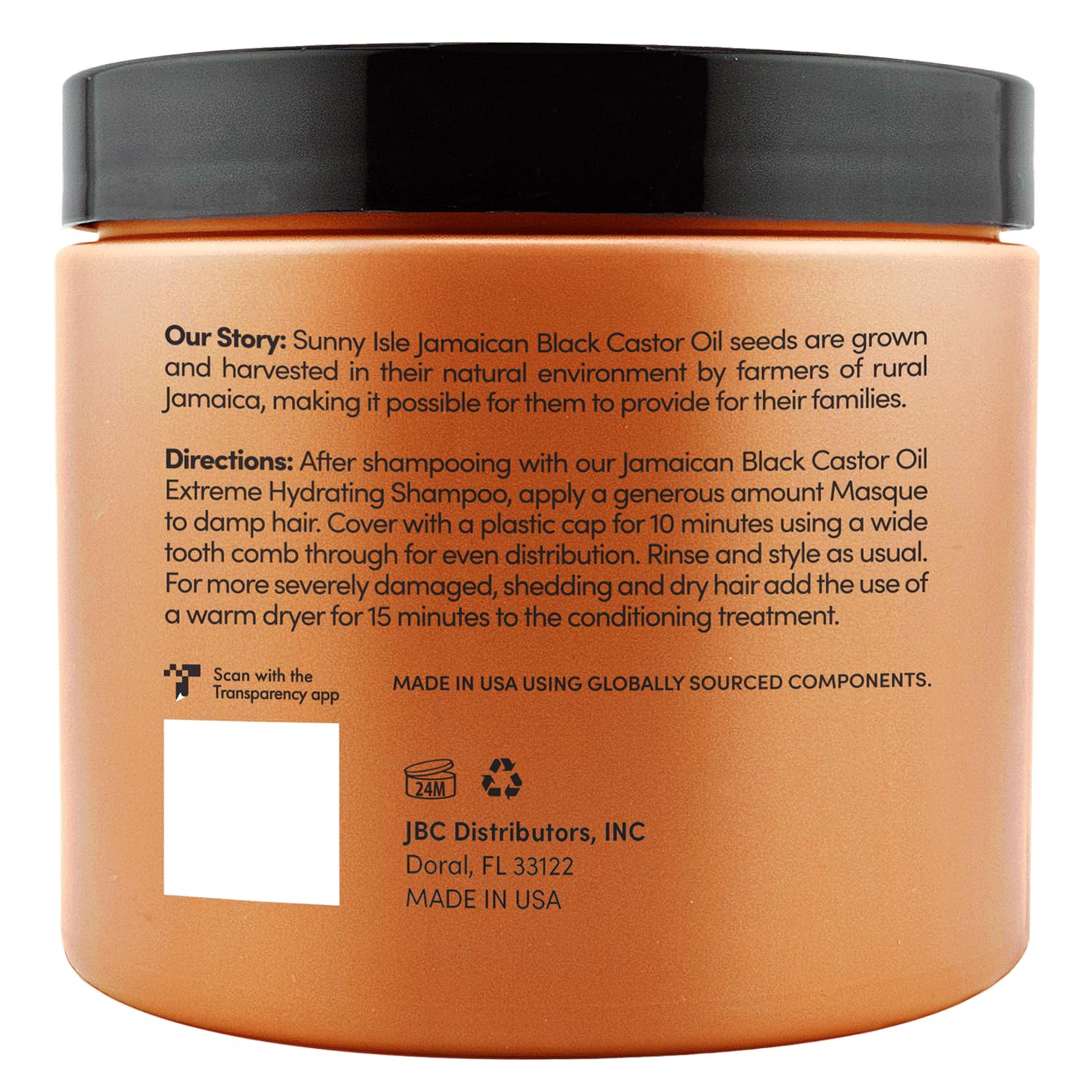 Sunny Isle no-salts natural formula image emphasizes pure ingredients for healthier hair.
