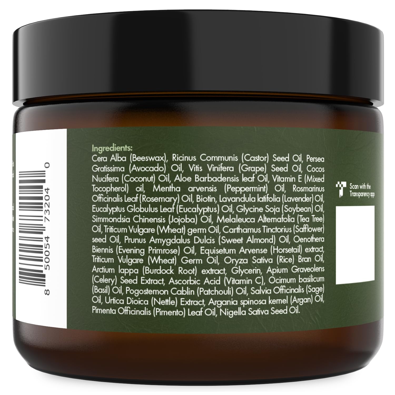 Sunny Isle Rosemary Mint Hair Oil bottle label communicates natural, safe formula