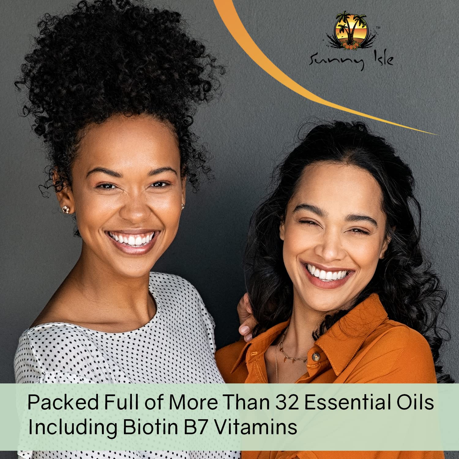 Sunny Isle Rosemary Mint Butter ingredients with biotin for scalp care