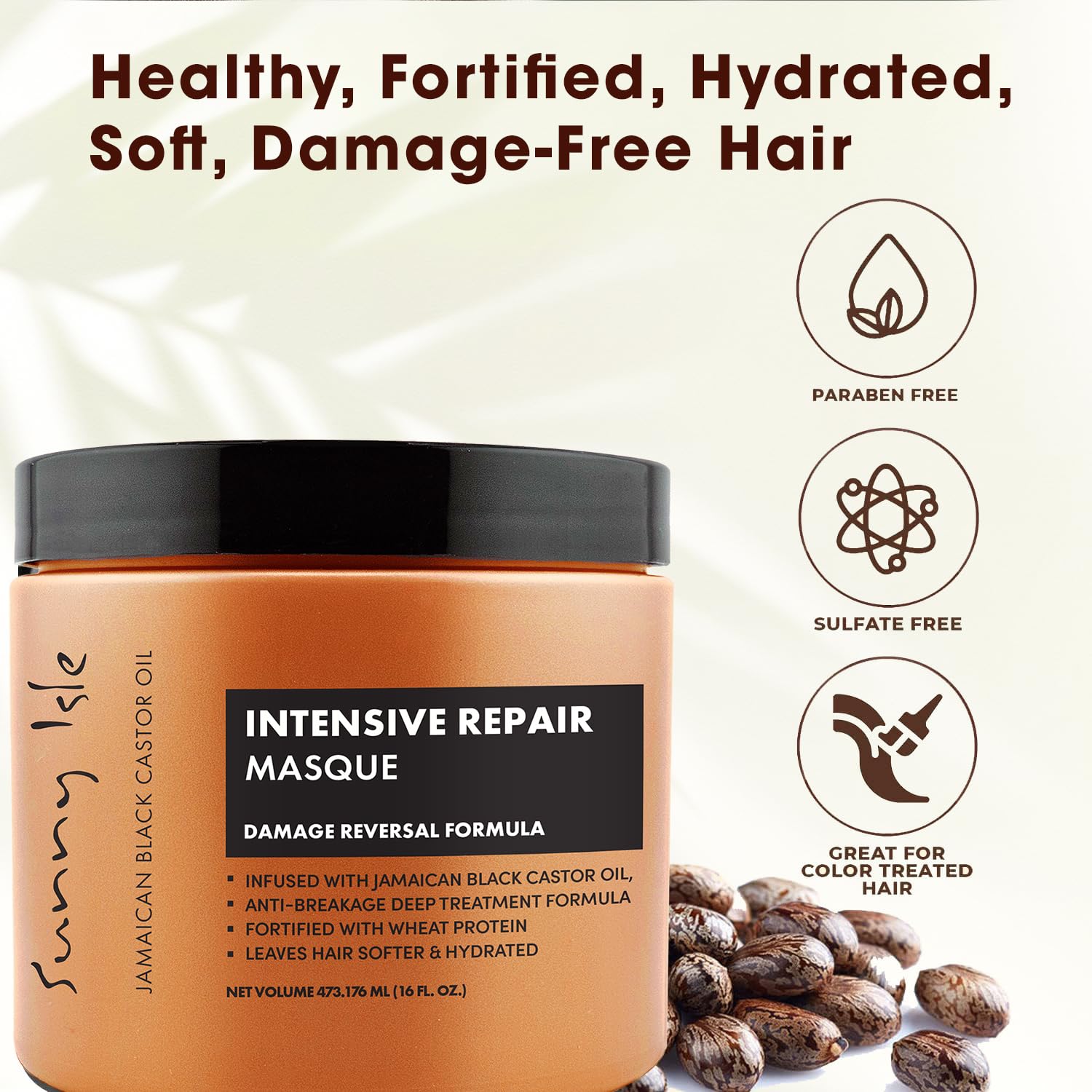 Sunny Isle scalp nourishment visual demonstrates calming care for dry, itchy areas.