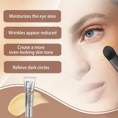 Sunnydeer eye tightener dries clear for a makeup-ready finish.