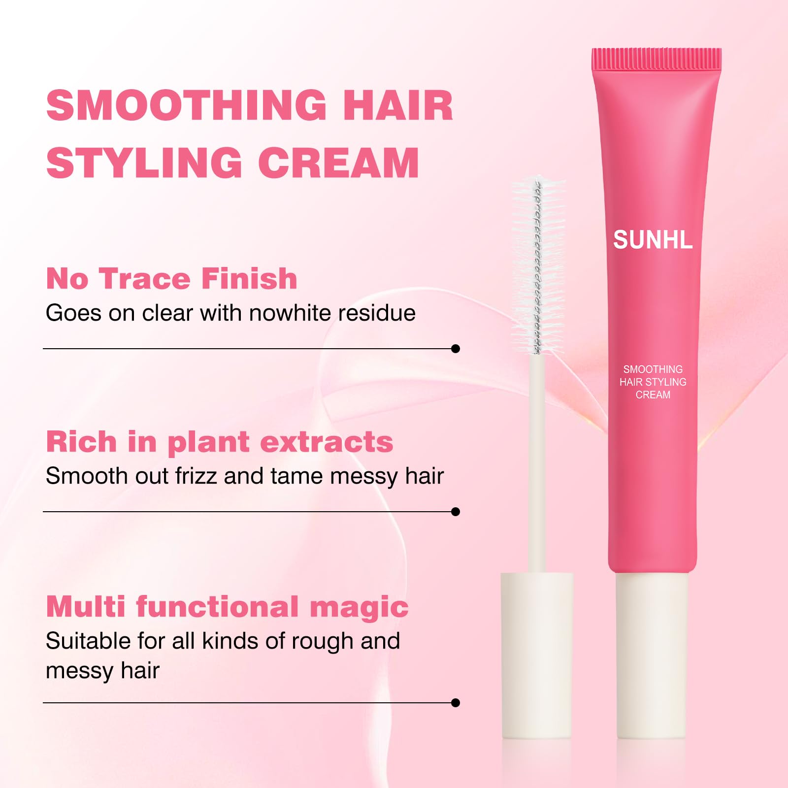 Sunnyholiday Styling Cream lightweight-hold keeps hair movable yet defined.