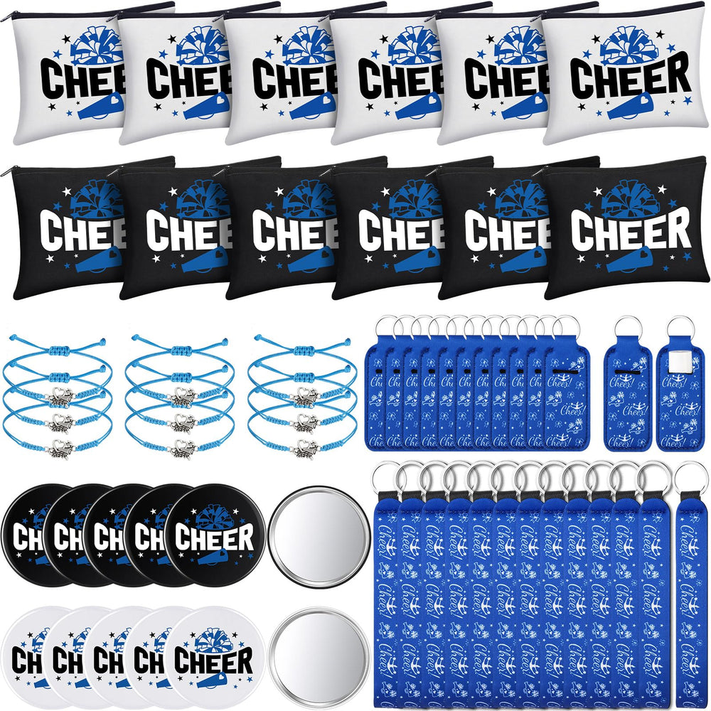 Sunnymove lipstick holder keychain with cheer design, perfect for on-the-go touch-ups