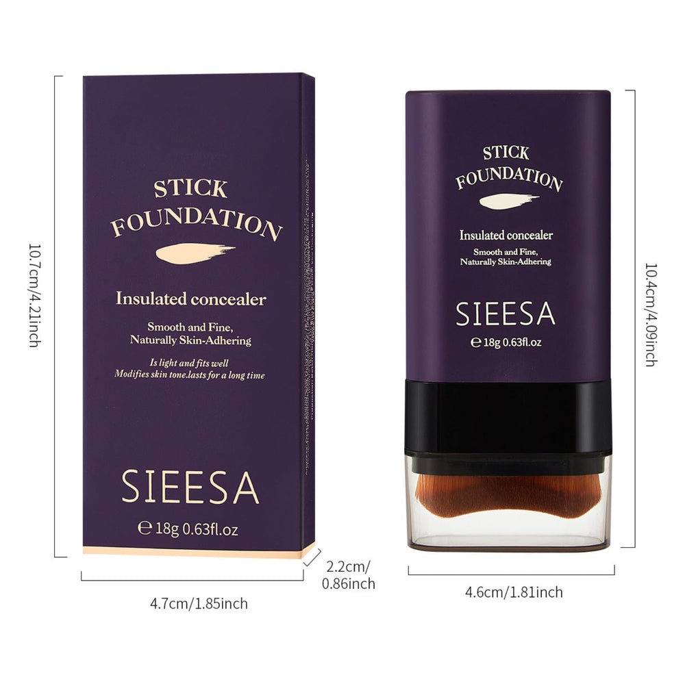 Sunohyesla 2-in-1 stick blends foundation and contour seamlessly.