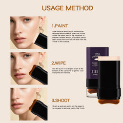 Sunohyesla dual-ended foundation in Natural shade for harmonious complexion.