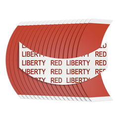 Sunshine Tape Liberty Red hairpiece front contour CC-curve for secure lace wig adhesion.