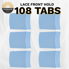 Sunshine Tape waterproof hold wig tape in use around a lace front