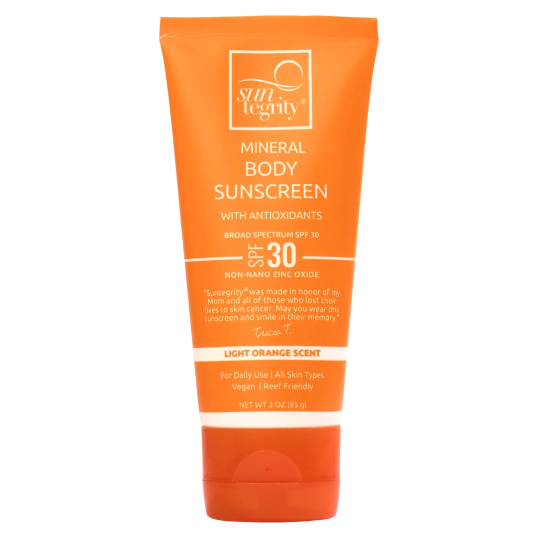 Suntegrity mineral sunscreen body 3oz bottle ready for daily protection
