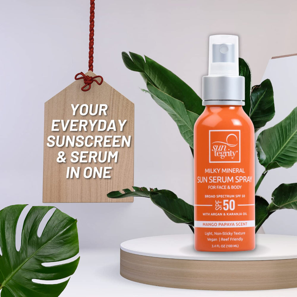 TSA-friendly size of Suntegrity bottle for travel convenience