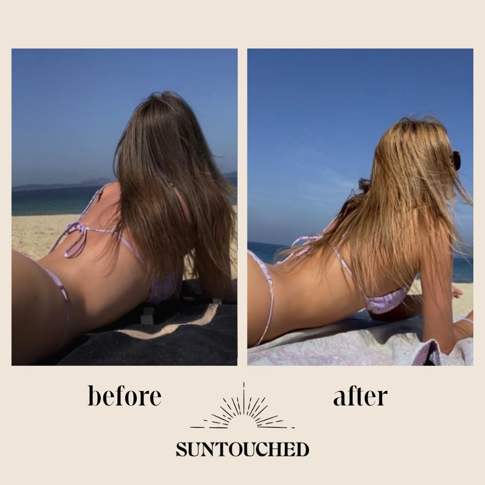 Suntouched vegan cruelty-free label shown with clean beauty promise.