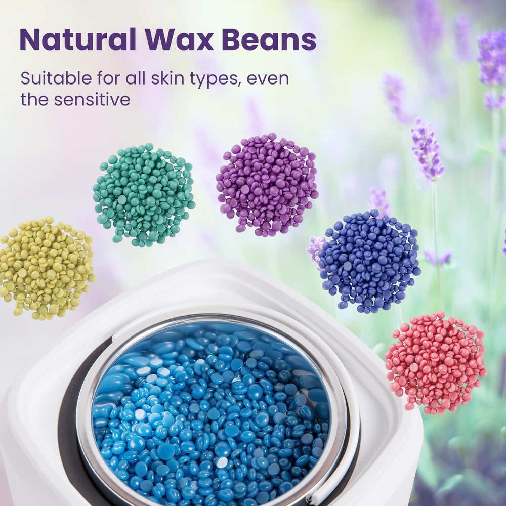Silicone spatula helps spread wax evenly during sessions.
