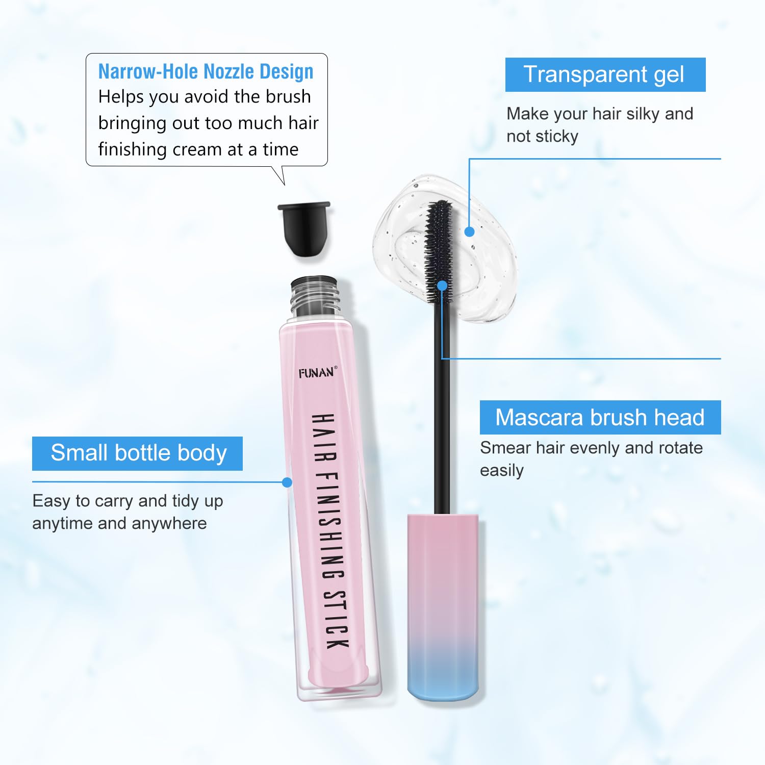 SUOFEIYA finishing stick provides long-lasting hold without greasiness