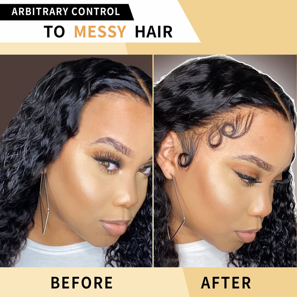 SUOFEIYA edge control on a sleek ponytail for polish