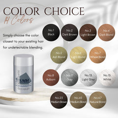 Super Million Hair Mist bonds fibers for longer-lasting natural hold.