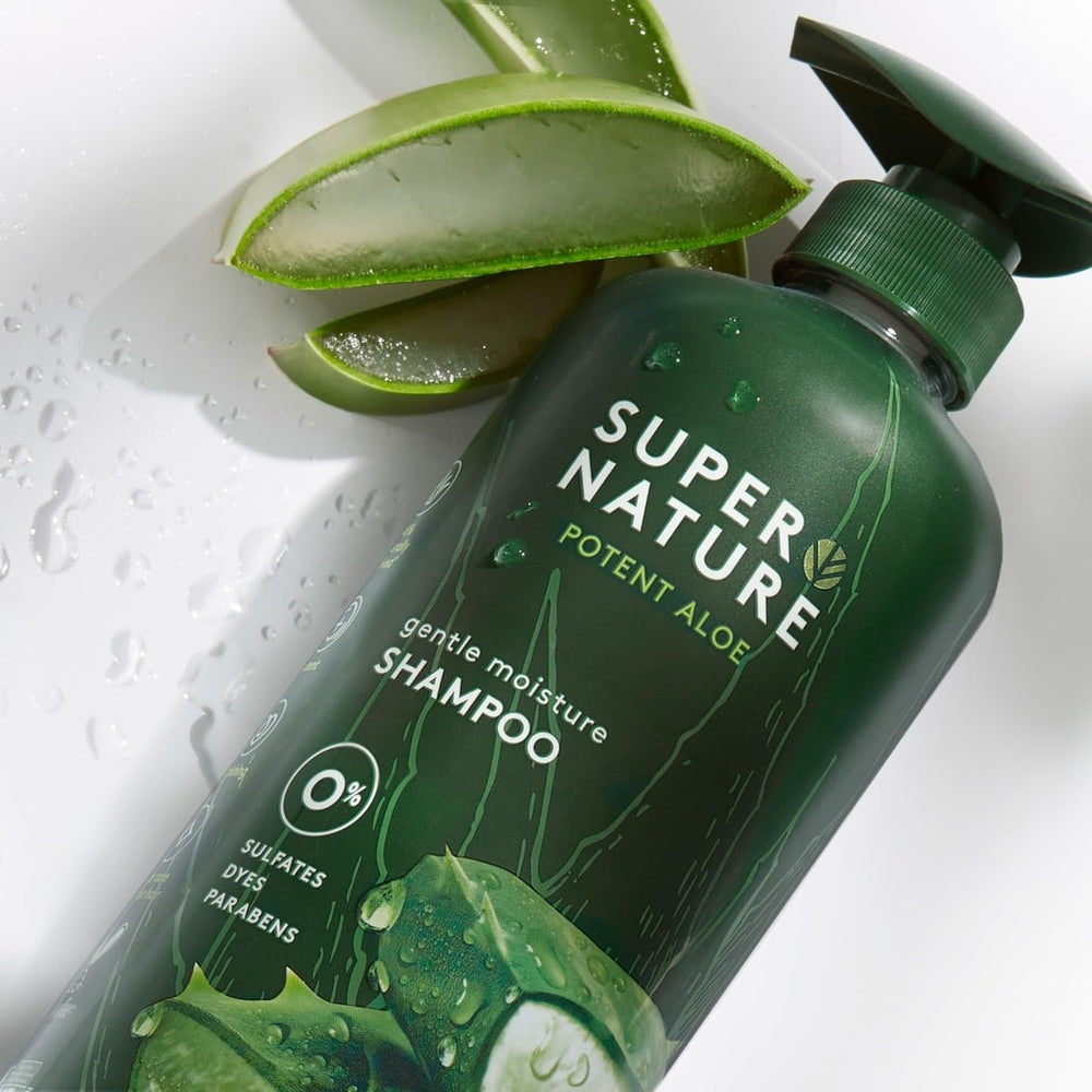 Super Nature Shampoo bottle with pump for easy daily use