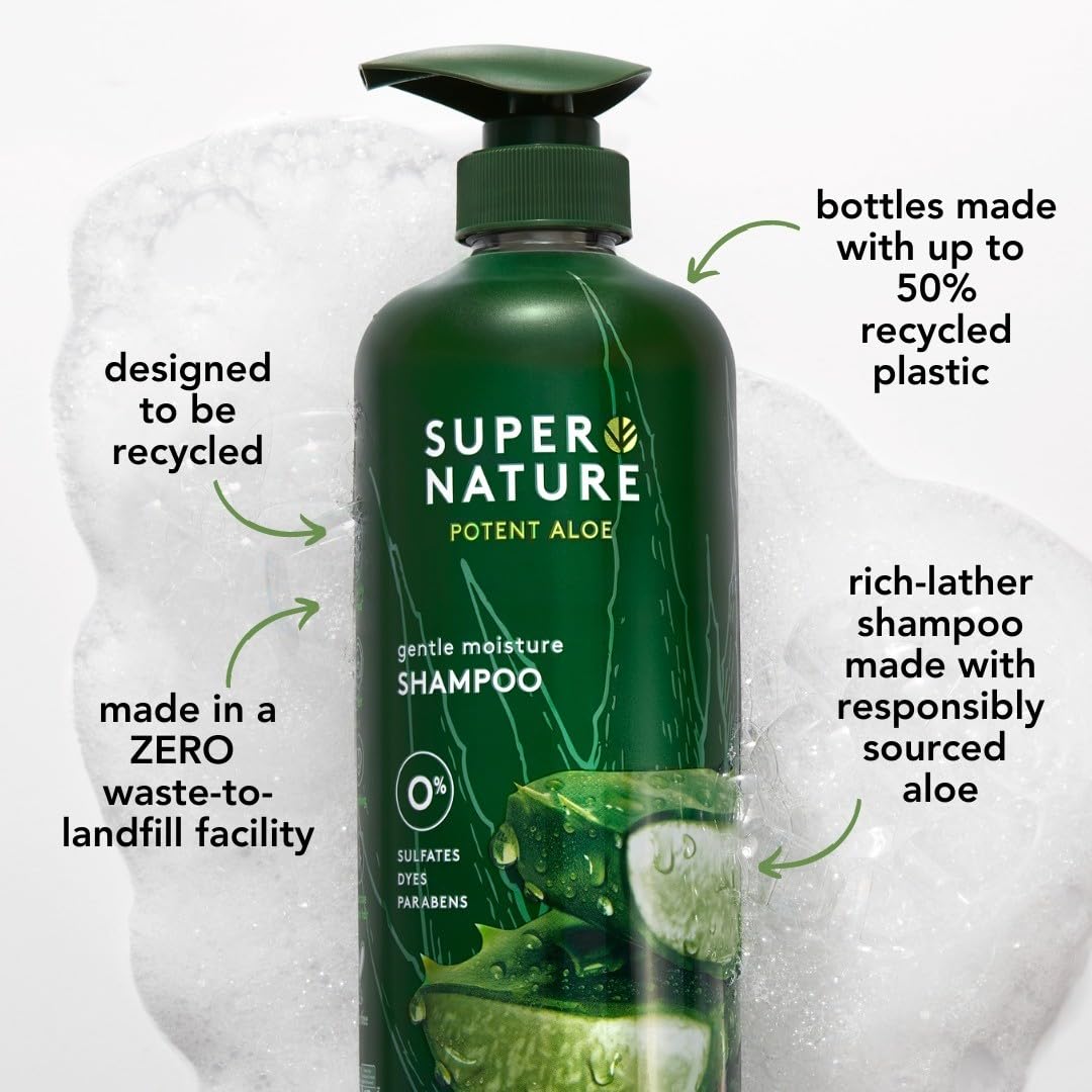 Super Nature duo pack front view ready for home hair care routine