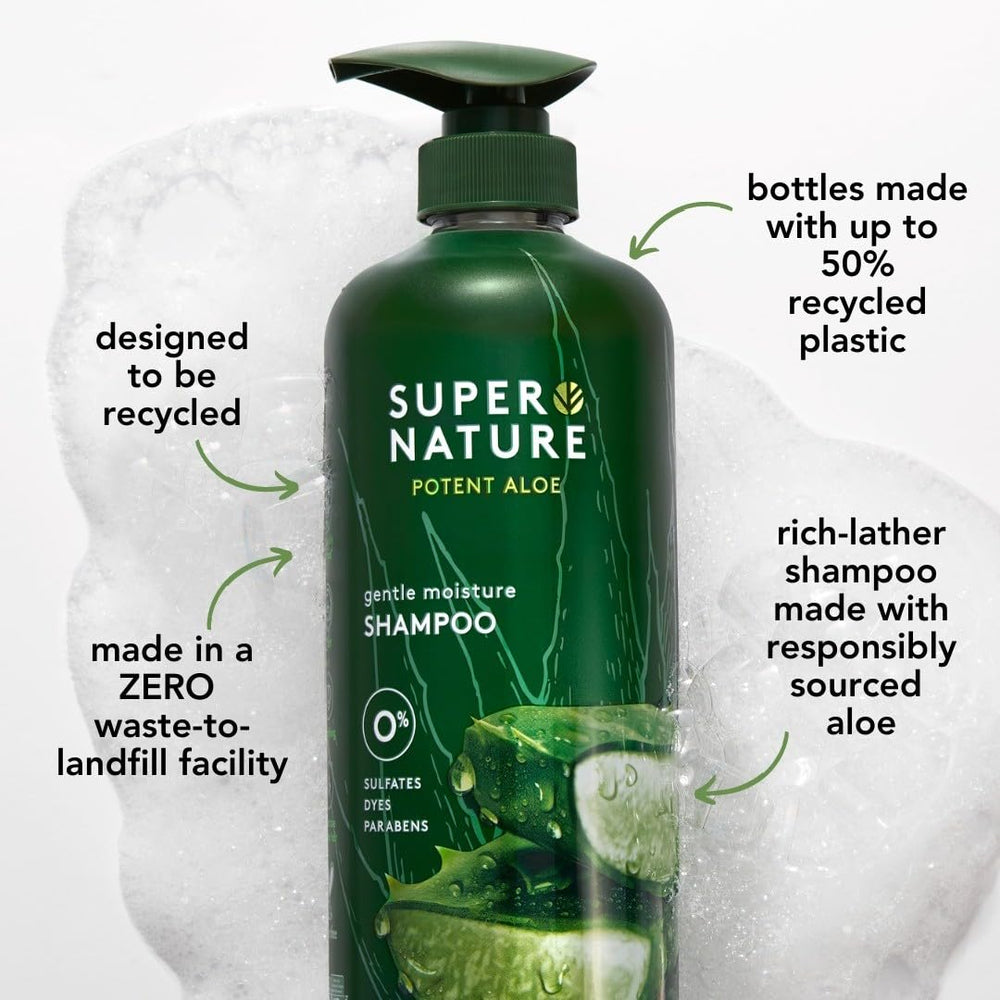 Super Nature duo pack front view ready for home hair care routine