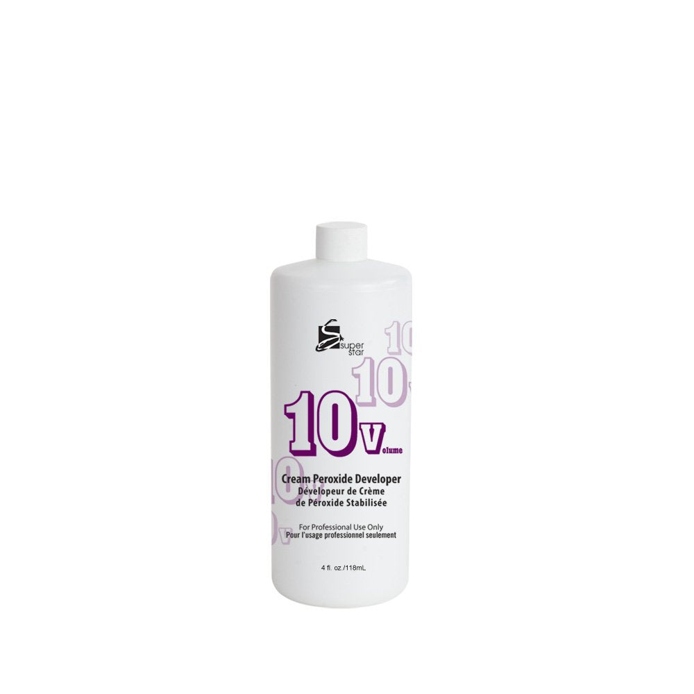 Super Star Stabilized Cream Peroxide Developer 10v for consistent color results