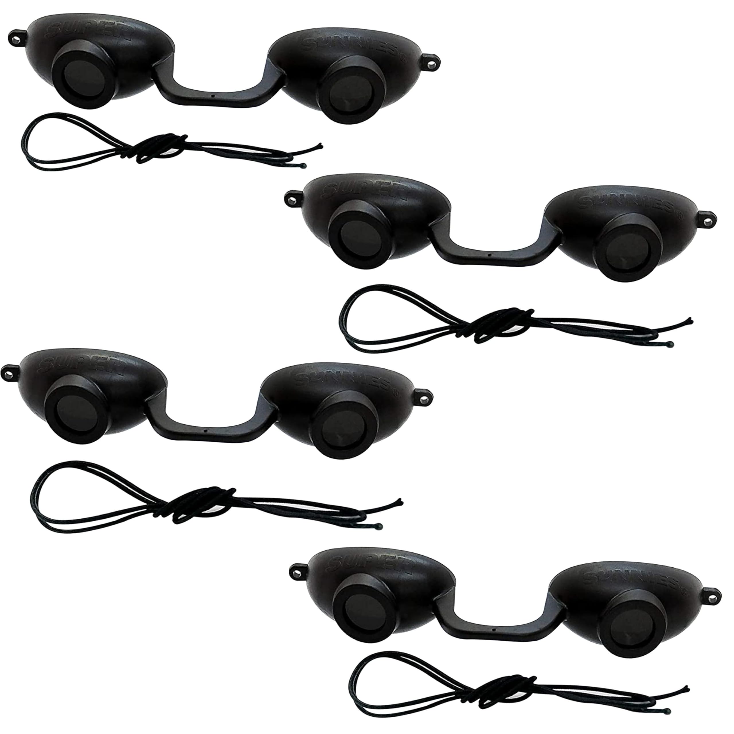 Super Sunnies EVO FLEX tanning bed goggles front view for secure eye protection during sessions