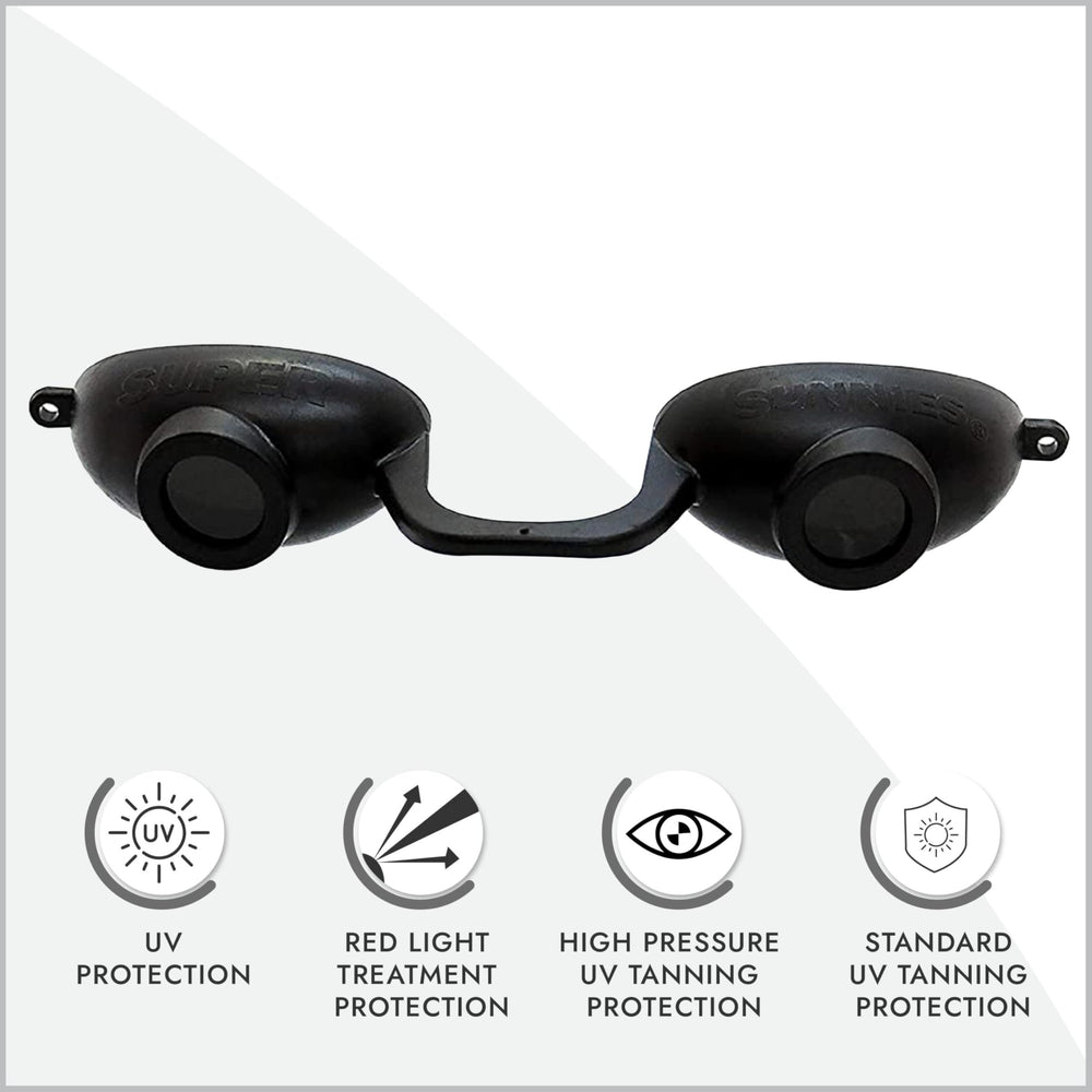 Super Sunnies EVO FLEX pack shot showing four-pack for salons