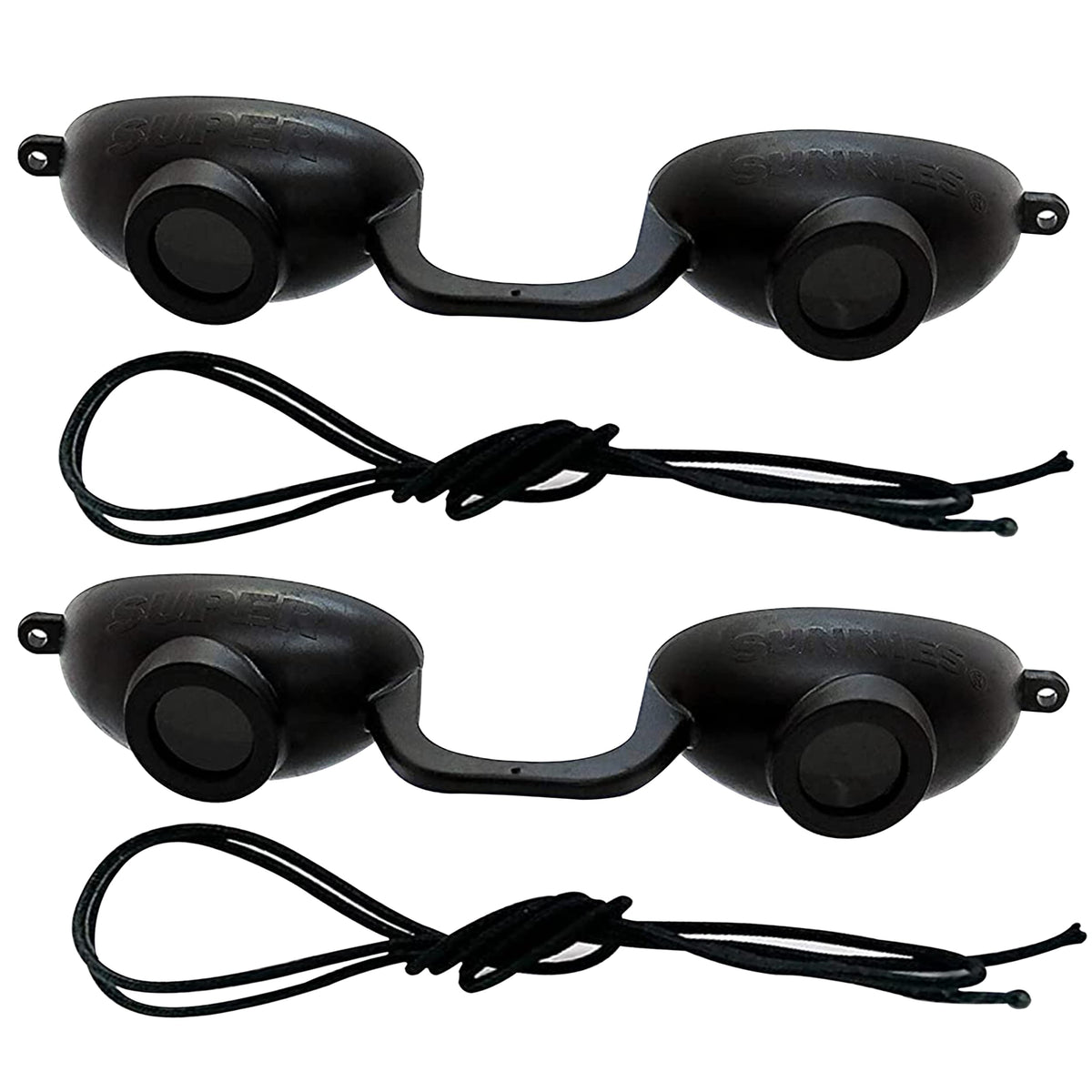 Super Sunnies Flex UV eye protection 2-pack with secure fit for tanning salons.