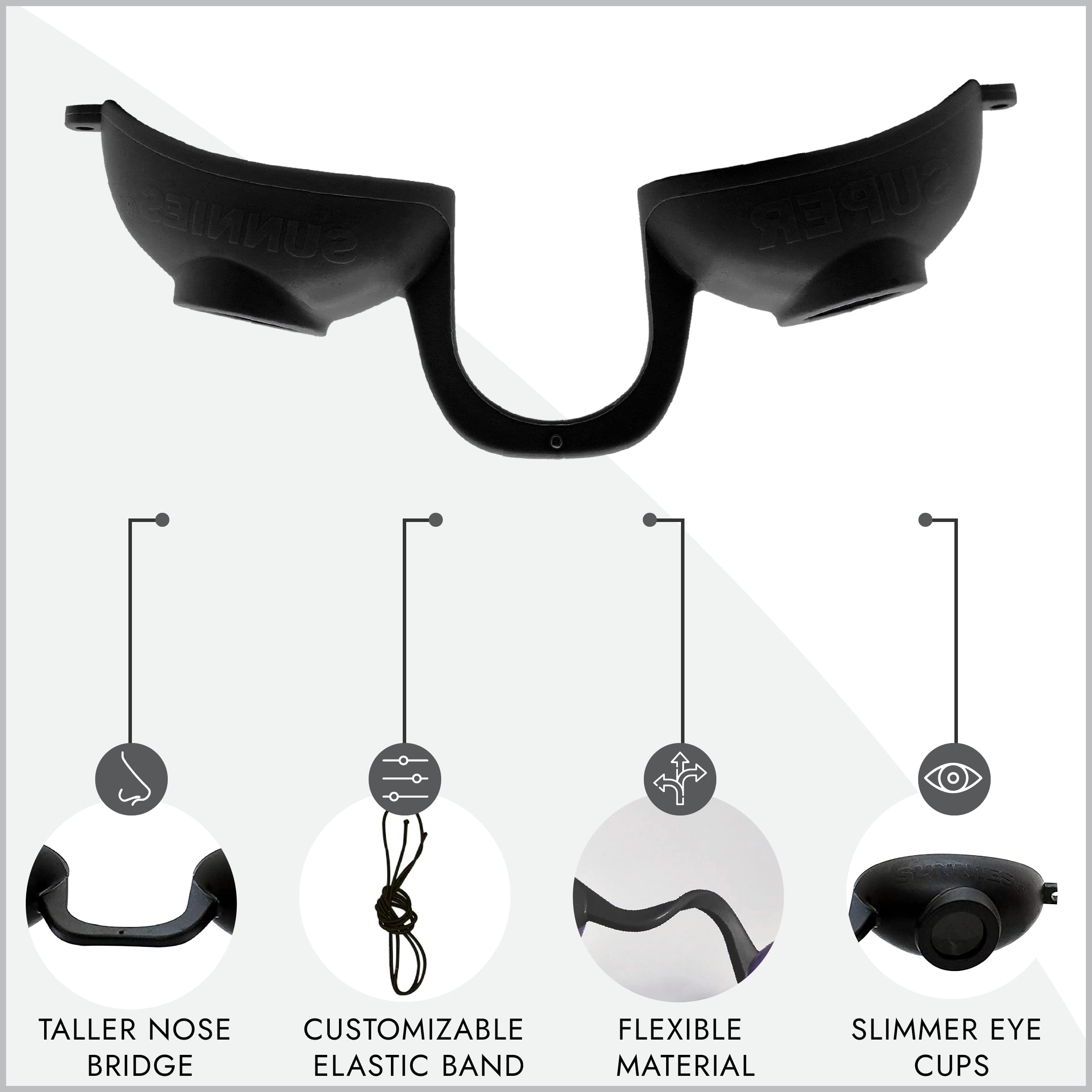 Super Sunnies indoor tanning UV glasses help limit exposure in controlled settings.