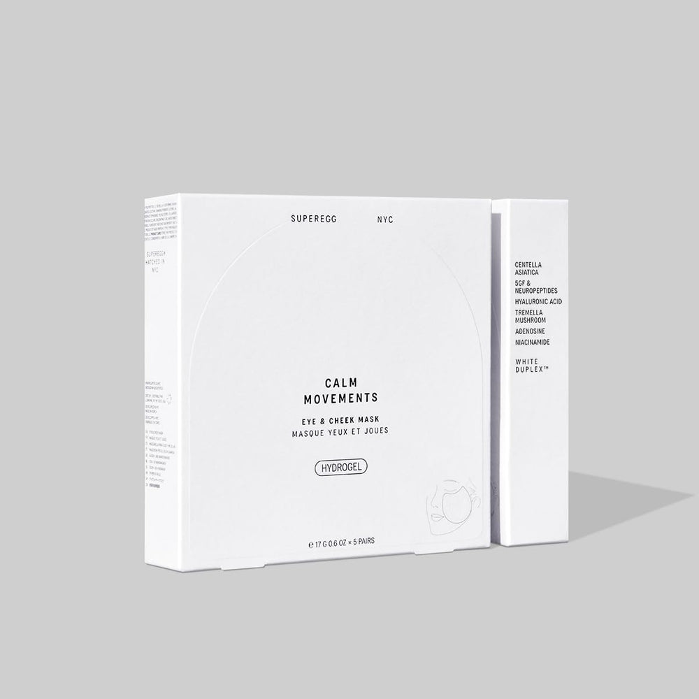SUPEREGG roomier design covers both eye and cheek for easy, comfortable wear.