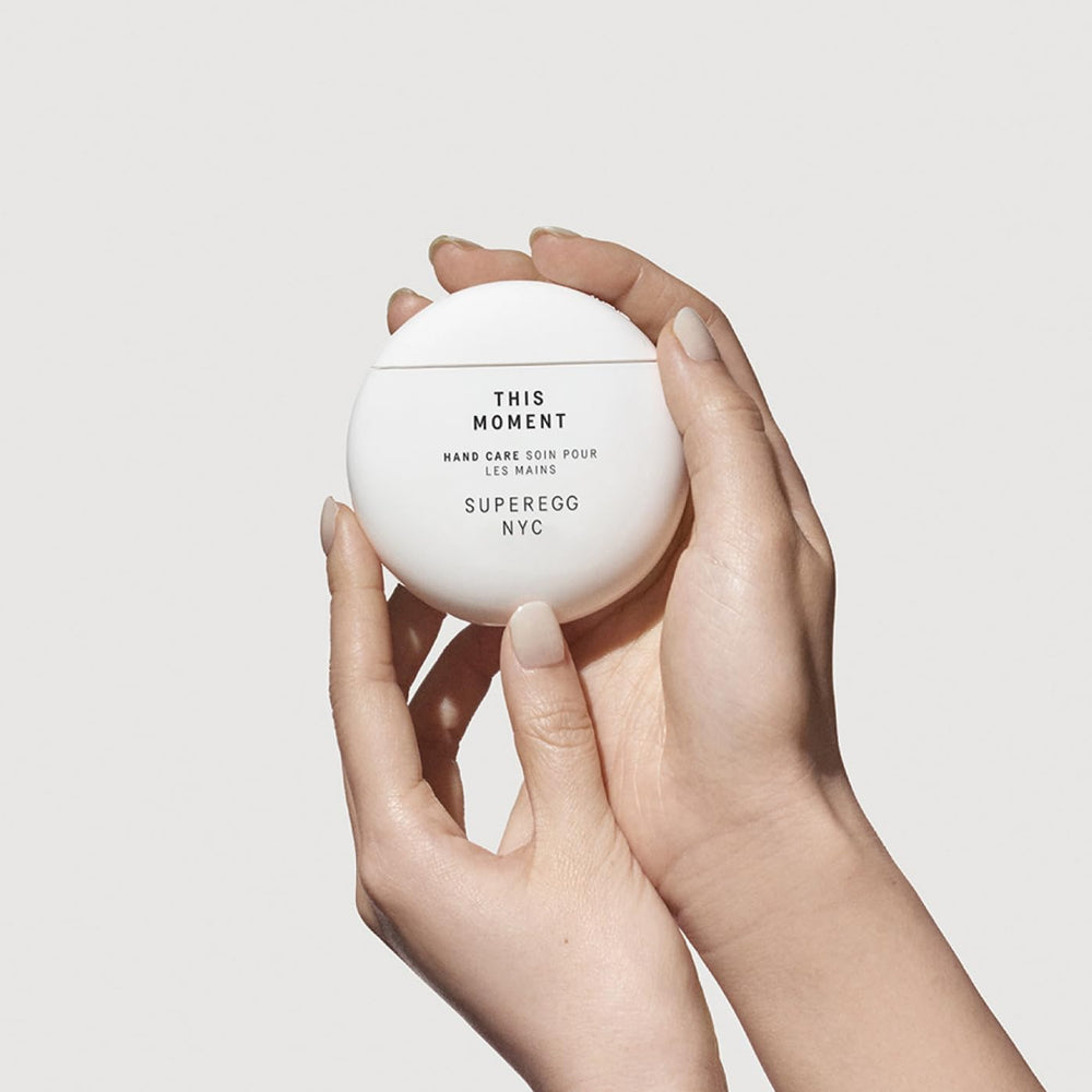 SUPEREGG This Moment Hand Care herbal scent with bergamot and lavender