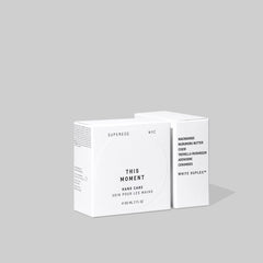 SUPEREGG This Moment Hand Care ingredients visual highlights niacinamide and murumuru