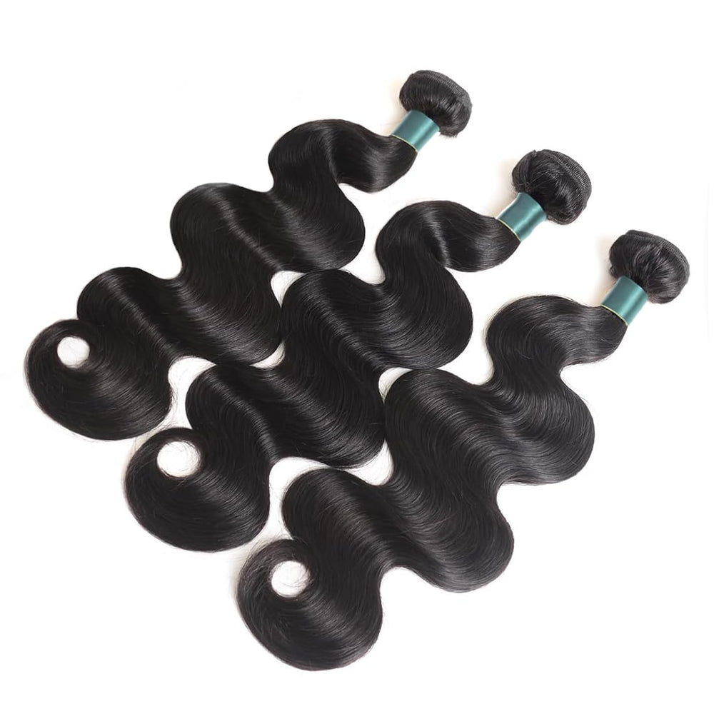 Superfect body wave bundles 20 inch with visible double-weft for fullness.