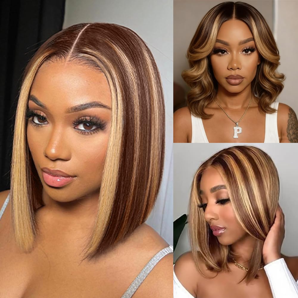Superfect lace front wig with glueless fit and pre-plucked hairline for easy wear