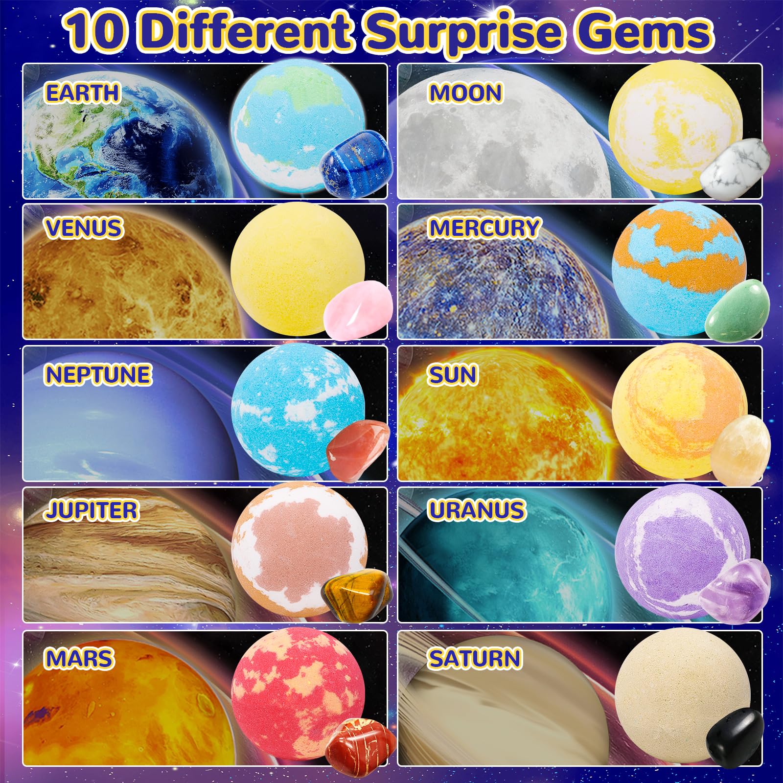 SUPERGFS Bath bomb with surprise toy inside after fizzing