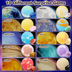 SUPERGFS Bath bomb with surprise toy inside after fizzing