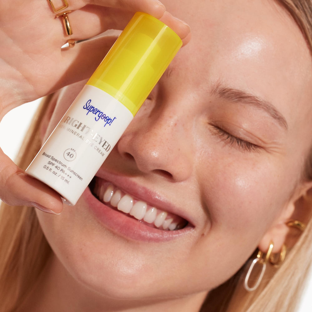 SPF 40 PA+++ label emphasizes daytime protection for the eye area