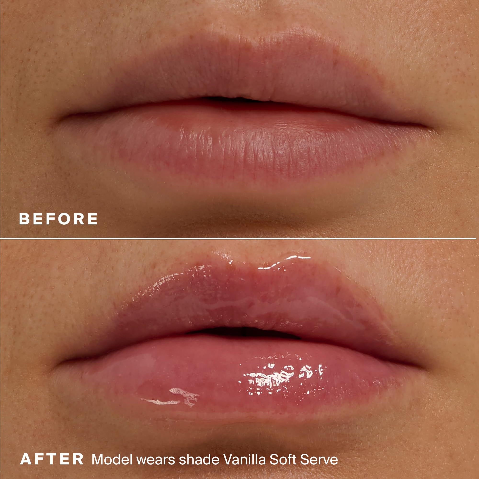 Supergoop Glow Gloss SPF 40 provides broad spectrum protection with glossy finish