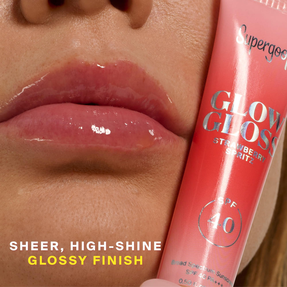 This 0.5 fl oz size from Supergoop Glow Gloss is travel-friendly