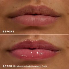 Supergoop Glow Gloss SPF 40 lip balm hydrates with shea butter