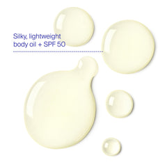 Supergoop Glow Oil spray in action for quick sun protection.