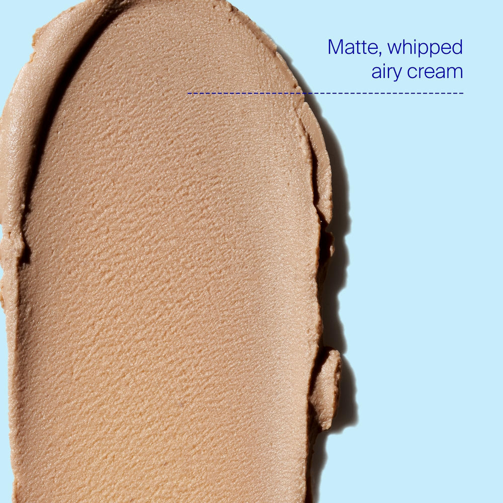 Supergoop Mineral Mattescreen neutral tint swatch blends across skin tones.