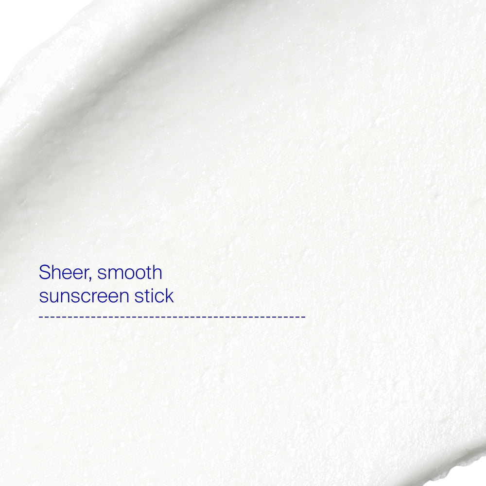 Supergoop Mineral Sheer Stick delivers a natural blur finish for smooth skin.
