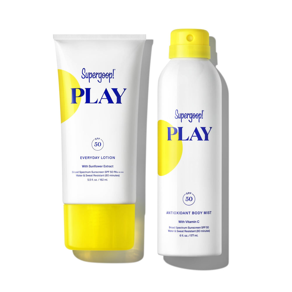 Supergoop! PLAY Everyday Lotion SPF 30 provides lightweight, non-greasy protection for daily wear.