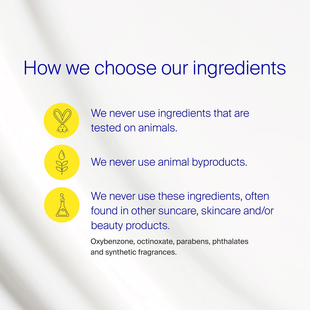 Soft, refreshing scent accompanies Supergoop! PLAY Everyday Lotion during wear