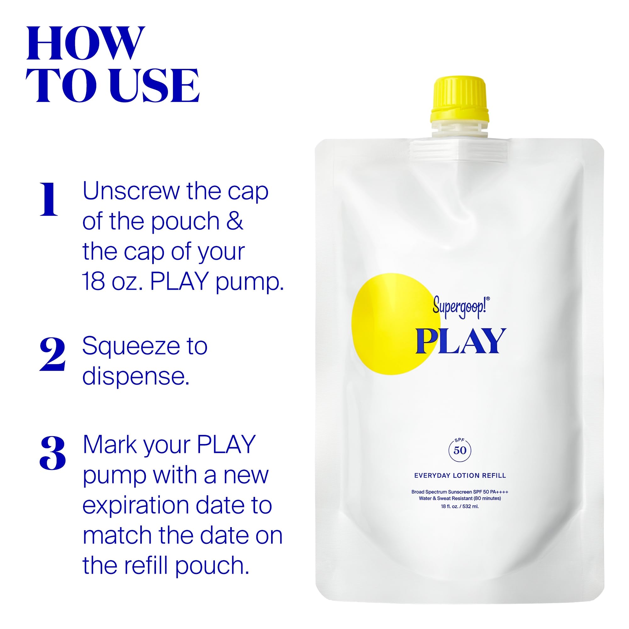 Sunscreen on body ready for active days with water resistance.