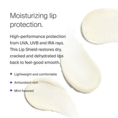 Close-up of Supergoop Play Lip Shield Mint tube highlighting hydration and UV protection