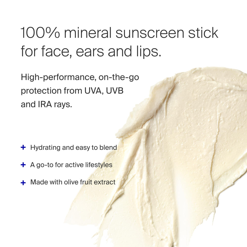 Protect ears and lips with Supergoop! PLAY Mineral Stick SPF 50 during outdoor activities.