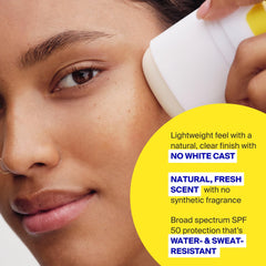 Supergoop! Play Stick closeup glide shows a smooth, non-greasy texture for daily use.