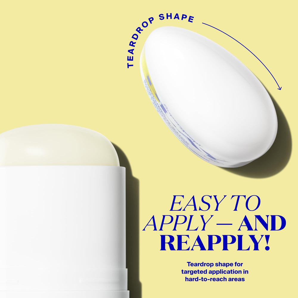 Supergoop! Play Stick under-makeup use case demonstrates seamless layering.